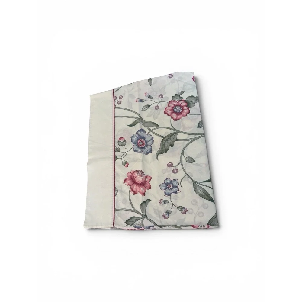 VTG 1980s Wamsutta Ultracale Floral QUEEN 4-piece Sheet Set